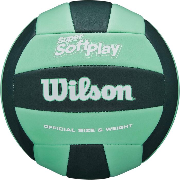 Волейбольний м'яч Wilson Super Soft Play Green - офіційний, для тренувань