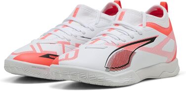 Футбольне взуття PUMA Ultra Match It для чоловіків, 38.5 EU, білий/чорний/червоний (світлодіодне)