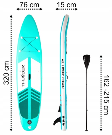 SUP-дошка Thunder Coast-Mint-330 (320 см)