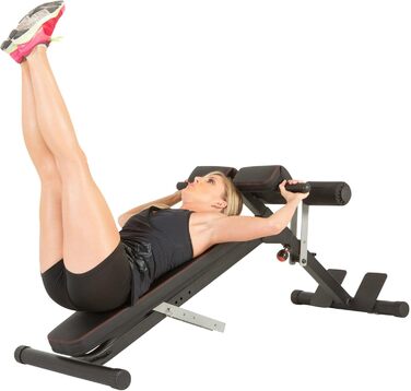 Тренажер для преса та спини FITNESS REALITY X-Class, гіперекстензія, напівпрофесійний, чорний