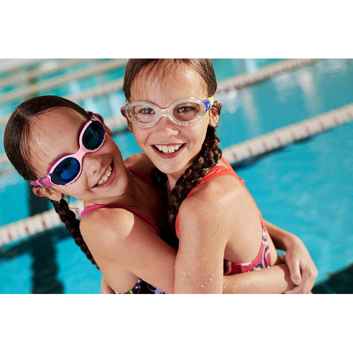 Окуляри для плавання Speedo Biofuse 2.0 | Унісекс, для дітей | Антизапар, водонепроникні | Flamingo Pink/Electric Pink/Blue
