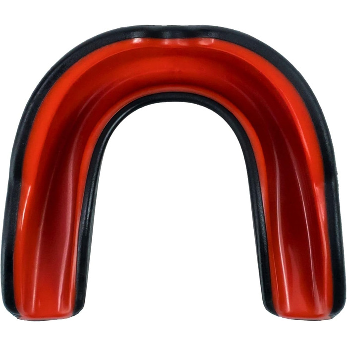 Захисний капу для бойових видів спорту MADGON Guardian - чорний/зелений (чорний/червоний) | Капа для MMA, боксу, кікбоксингу, дихання