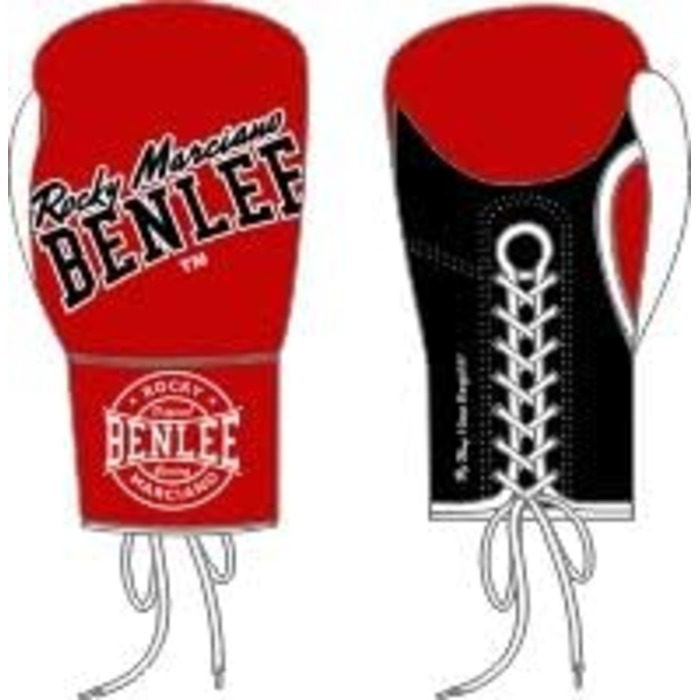 Боксерські рукавички Benlee Rocky Marciano Big BANG 10 oz, шкіряні, червоні, унісекс