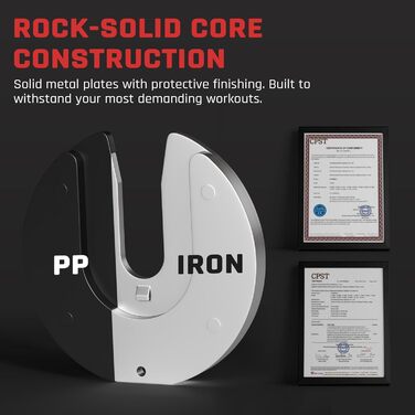 Регульована штанга Yaheetech 2,5-24 кг, 15 рівнів, сталева, з подвійною фіксацією, протиковзка, для дому, спортзалу, офісу