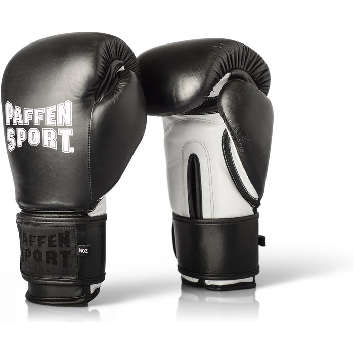 Боксерські рукавички Paffen Sport PRO Klett з натуральної шкіри для тренувань і спарингів