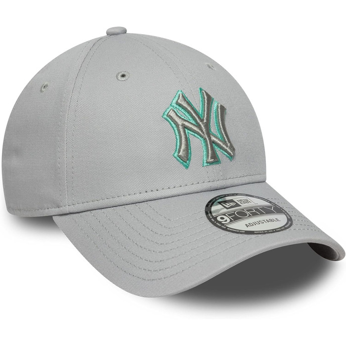 Кепка New Era New York Yankees MLB League Essential 9Forty, чорно-червона, регульована