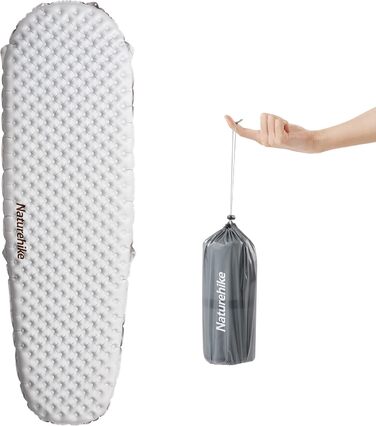 Каремат Naturehike Thermal 5.8 R-Wert для кемпінгу, самонадувний, 4 сезони, 168x58 см, мумія