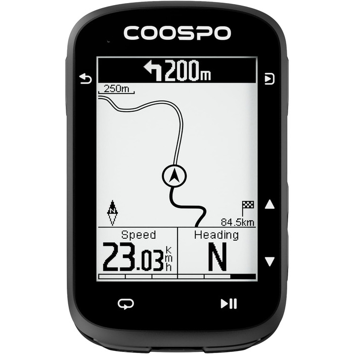Бездротовий велокомп'ютер COOPSO CS500 з GPS, 2.6