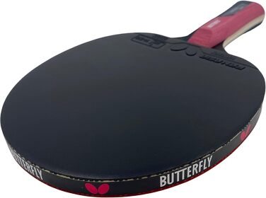 Тенісна ракетка Butterfly Timo Boll Black/Ruby Red для настільного тенісу, рубіново-червона