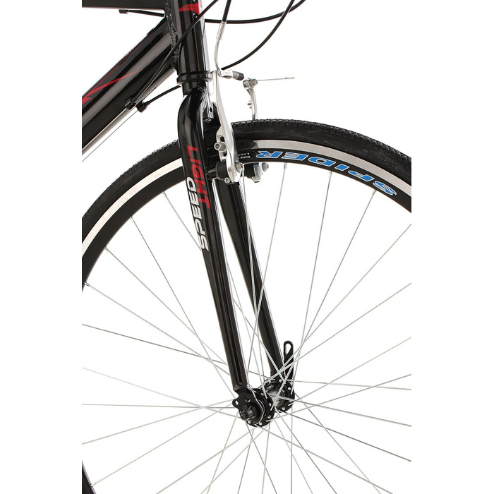Фітнес-велосипед KS Cycling Lightspeed 28'' алюмінієва рама 60 см чорний