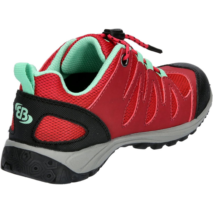 Дитячі трекінгові кросівки Brütting Expedition для хлопчиків та дівчаток (28 EU, рожево-м'ятний, білий)