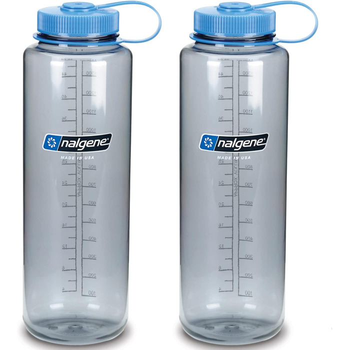 Пляшка Nalgene Everyday Weithals Silo 1,5 л, сіра, набір 2 шт.