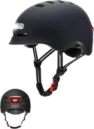 Універсальний спортивний шолом для дорослих Fahhradhelm/E-Scooter – ABS+EPS, 11 вентиляцій, знімна підкладка, регулювання, для велосипеда, електросамоката, скейтборду