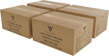 М'ячі для падел-тенісу Great Call Athletics Pro Tournament, 3 шт. - професійна якість, для ракет 4