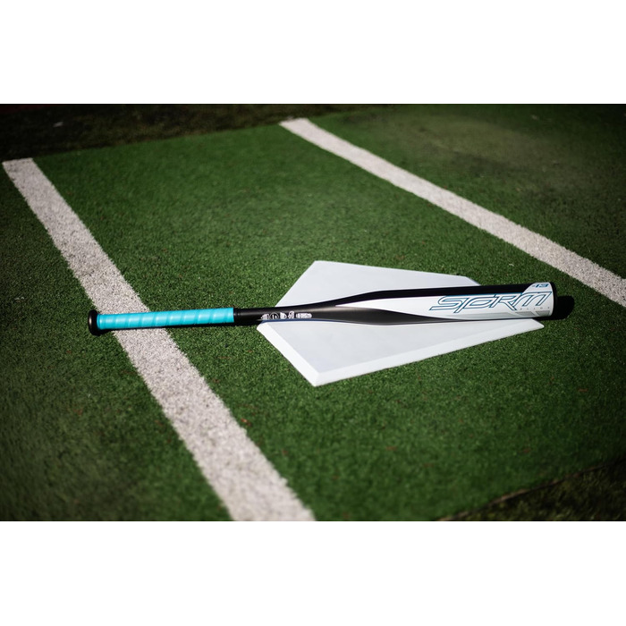 Бейсбольна бита Rawlings Storm Fastpitch для софтболу, 30 дюймів (76 см), алюміній, чорний/білий/Electric Blue