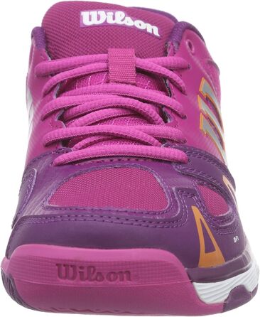 Тенісні кросівки Wilson RUSH PRO Unisex для дітей, 39 EU, кольори Fiesta Pink, Wilson Dark Plumberry, Clementin