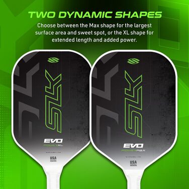 SLK Evo Power Hybrid: Плече для піклболу з гібридним покриттям, скловолокно та карбон