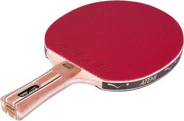 Набір ракетки для настільного тенісу Atemi 5000 | Карбон-Балза-Дерево | Професійна ракетка для максимальної швидкості, обертання та контролю | Клас змагань | 7 шарів | Оновлені ручки, кольори та упаковка