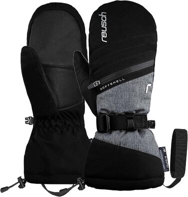 Жіночі рукавиці Reusch Demi R-Tex XT, екстра теплі, водонепроникні, дихаючі, розмір 7, чорні/сірі