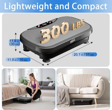 Віброплатформа для фітнесу з гумовими амортизаторами: схуднення, лімфодренаж, тренування всього тіла