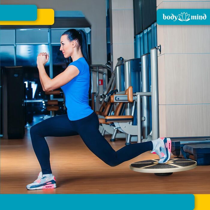 Баланс-борд Deluxe для фізіотерапії та тренувань координації з безкоштовною електронною книгою Studio Board Deluxe з дерева