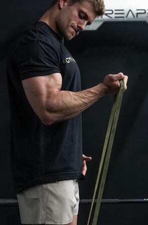 Гумові стрічки для підтягувань Gymreapers: набір з 5 еспандерів для кросфіту, пауерліфтингу, силових тренувань (чоловічі/жіночі)