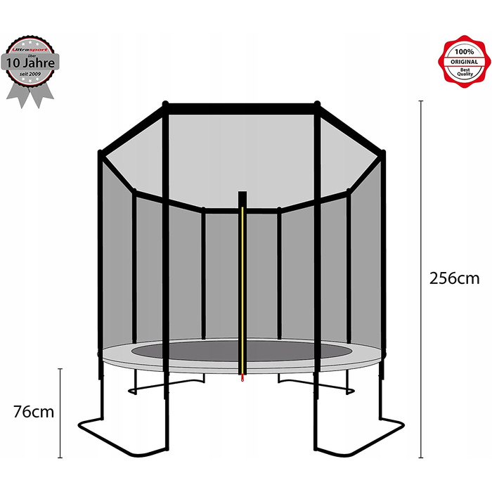 Садовий батут Ultrasport UniJump 305 см, 120 кг