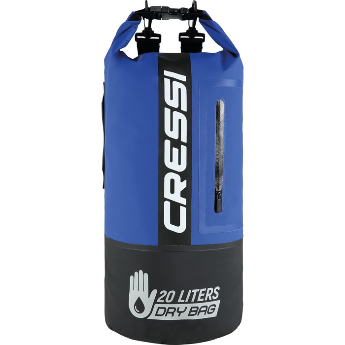 Водонепроникний мішок CRESSI Unisex, 20 літрів, чорний/синій, біколорний