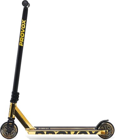 Самокат трюковий RAVEN Evolution Provox Gold 100мм для дітей та дорослих: PU+PP колеса, підшипники ABEC-7