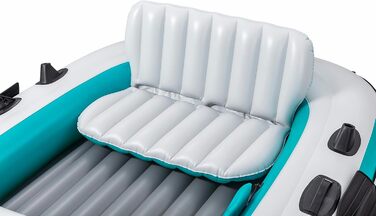 Надувний човен Bestway Hydro-Force Adventure Elite X5, 5-місний, з насосом, веслами, сидіннями, сумкою для речей та чохлом
