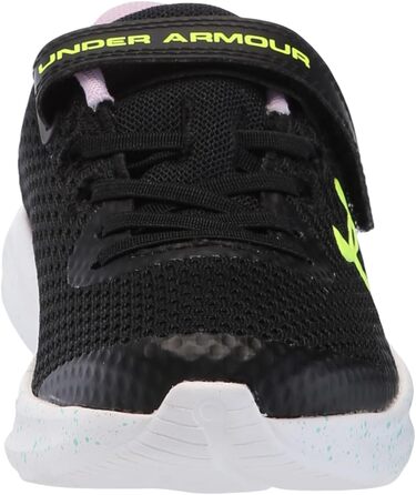 Дитячі кросівки Under Armour Pursuit 3 AC для дівчаток, чорно-фіолетові, жовті, з технологією Visual Cushioning