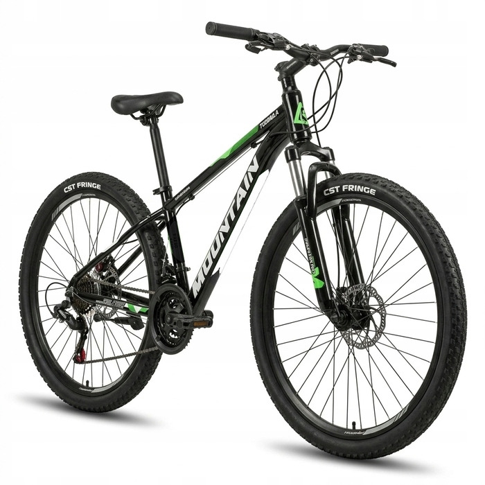 Гірський велосипед Hurtex Mountain 24, рама 11 дюймів, чорний