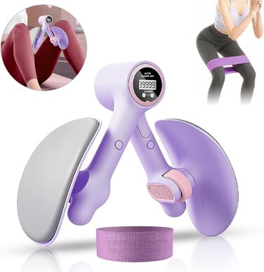 Тренування для дна талії: пристрій для жінок, тренування сідниць та стегон з еластичною стрічкою для дому