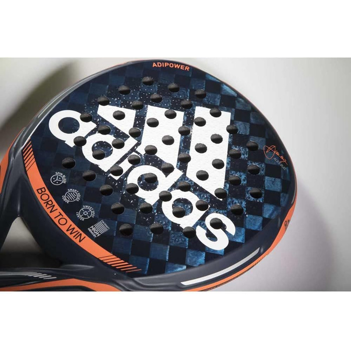 Ракетка для паделу Adidas Adipower Ctrl 3.1, синьо-помаранчева, універсальна, для дорослих