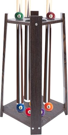 Підставка для більярдної кули (8 лунок), Sengfwin - аксесуар для більярдного столу, міцна, традиційна, економія місця