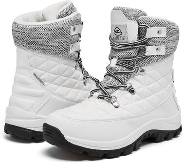 Зимові черевики EARLDE для жінок, водонепроникні, утеплені, антиковзкі, для активного відпочинку, розмір 40 EU, білі