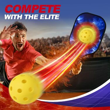 Набір ракет для піклболу Niupipo (2 шт.), фіберскла, поліпропілен, легкі, з сумкою