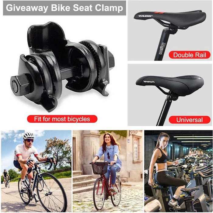 Гелевий велосипедний сідло, ергономічний, амортизований, дихаючий, для BMX/шосе/MTB (червоний)