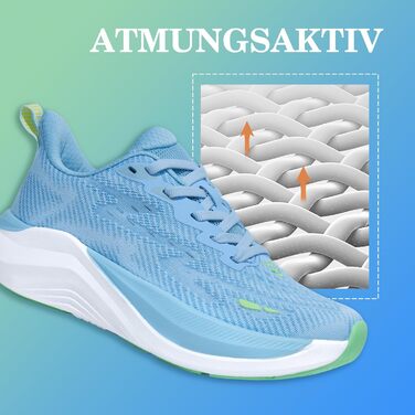 Hawkwell Cloud Zero Active Cushion – жіночі кросівки для тенісу, фітнесу та прогулянок, дихаючі, сині, 41 EU