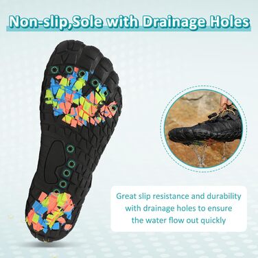 Шкарпетки-тапочки для плавання Ziitop: Шкарпетки для води для жінок та чоловіків, Шкарпетки для плавання, Шкарпетки для серфінгу, для йоги, туризму, басейну (36-46 EU)