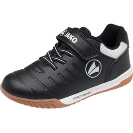 Спортивне взуття для хлопців JAKO J-sh Finesto Ev для залу (37 EU, чорний/білий)