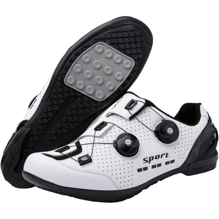 Велосипедні шкарпетки для чоловіків та жінок, для шосе, індоор-велосипед, антиковзаючі, дихаючі, унісекс, білі, 42 EU