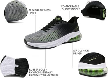 Спортивні кросівки для чоловіків та жінок Frysen - кросівки для фітнесу, бігу, трекінгу, 4 кольори, розміри 36-47 EU