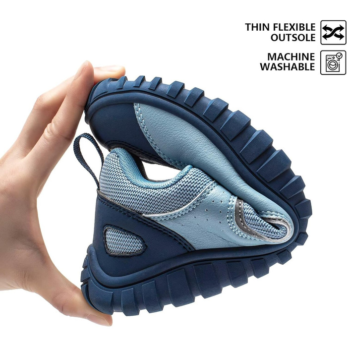 Взуття для фітнесу HOBIBEAR для жінок та чоловіків | Кросівки для трейлраннінгу з широкою передньою частиною | Синій, 39 EU