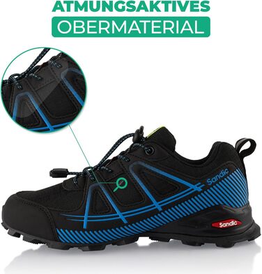 Трекінгові черевики для жінок та чоловіків, туристичні, для хайкінгу та трейлраннінгу, дихаючі, кольори: чорний, синій, блакитний, розмір 43 EU