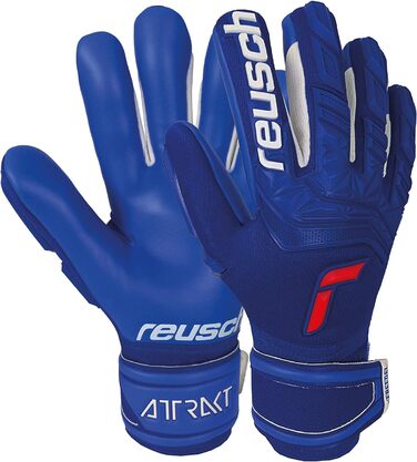 Воротарські рукавички Reusch Attrakt Freegel Silver сині, розмір 10.5