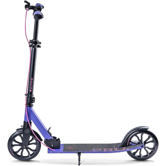 Самокат Movino Roller City Pro для дорослих і підлітків, складаний, до 100 кг, регульована висота, міцна конструкція, підшипники ABEC7