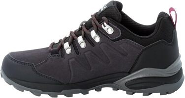 Жіноче трекінгове взуття Jack Wolfskin Refugio Texapore Low, 39 EU, Dark Steel Purple