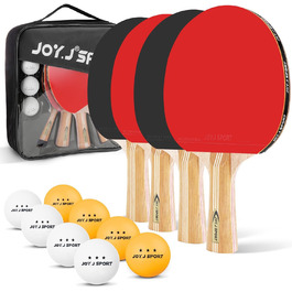 Набір для пінг-понгу: стіл, ракетки, м'ячі. Ідеально для дітей, початківців, сімей та професіоналів. Комплект S3, S4, 4 ракетки