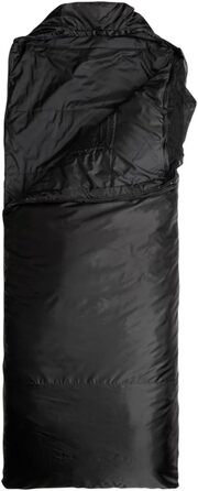 Сумка-спальник Snugpak Jungle Bag WGTE з вбудованою москітною сіткою - легкий, гігієнічний спальний мішок та універсальний ковдра для кемпінгу та експедицій у тропічних умовах (чорний, ліва блискавка)